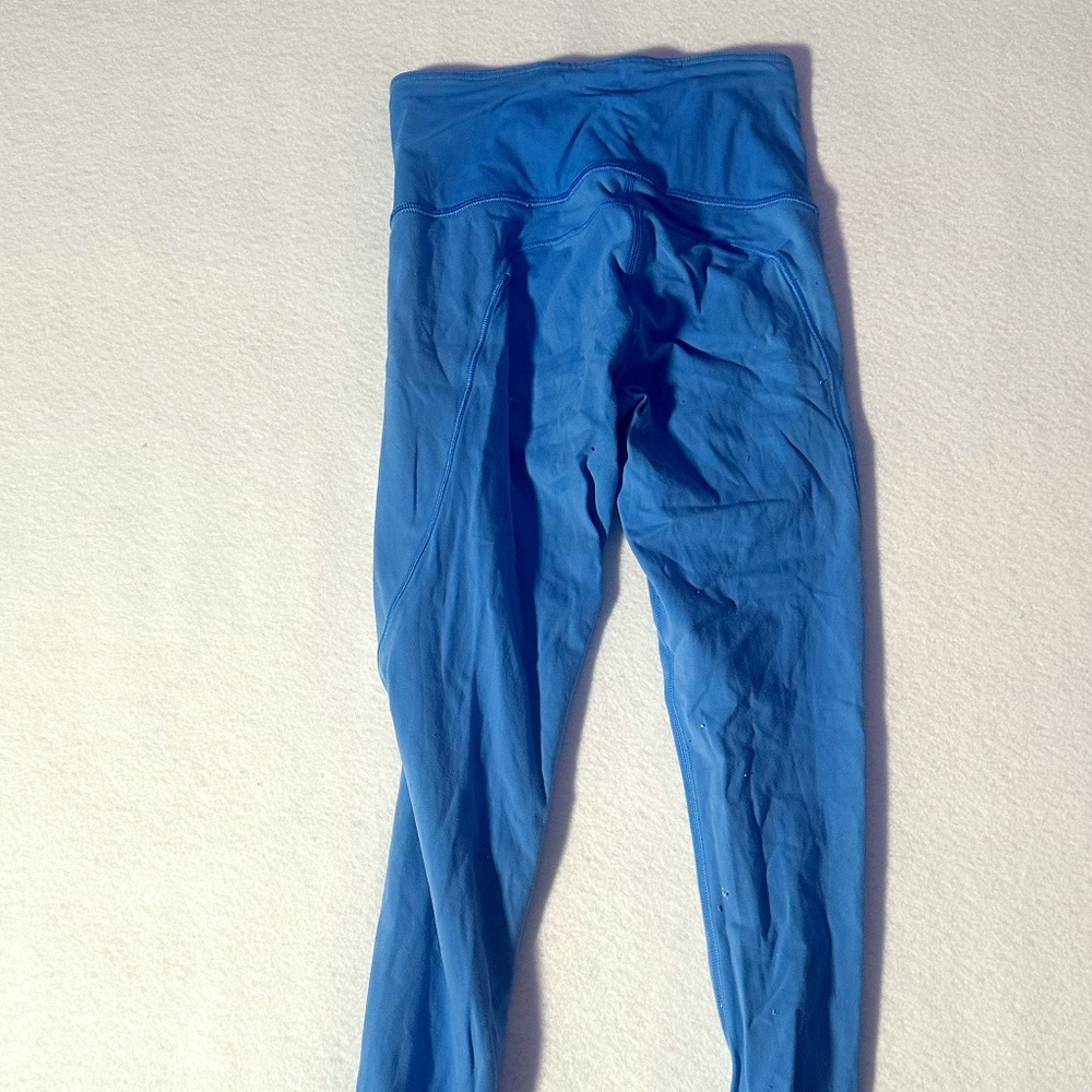 Size 2 Blue Lululemon Athletic Leggings